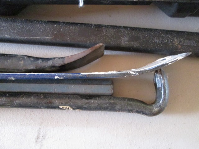 Five Various Size Pry Bars - 3