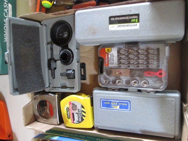 Misc. Tool Sets, Impact Drive Set, Hole Saw Kits, Tape Measures, etc.: .
