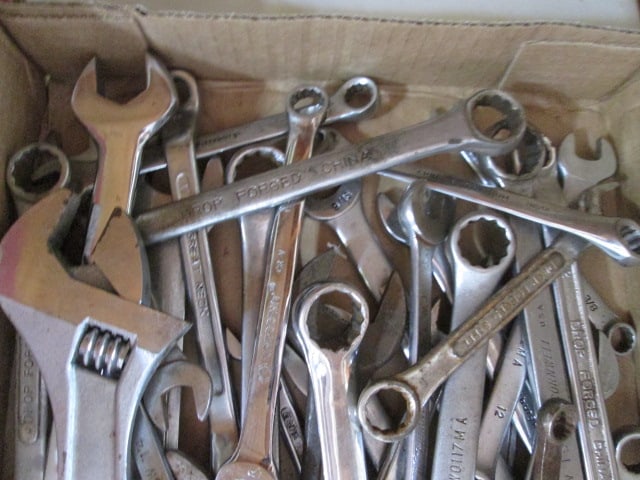 Grouping of Various Type and Sizes of Wrenches - 2