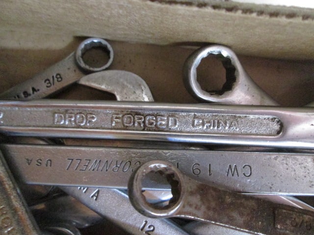 Grouping of Various Type and Sizes of Wrenches - 4