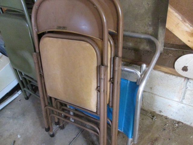 Vitamaster Treadmill, Seven Metal Folding Chairs and Folding Beach Chair - 6