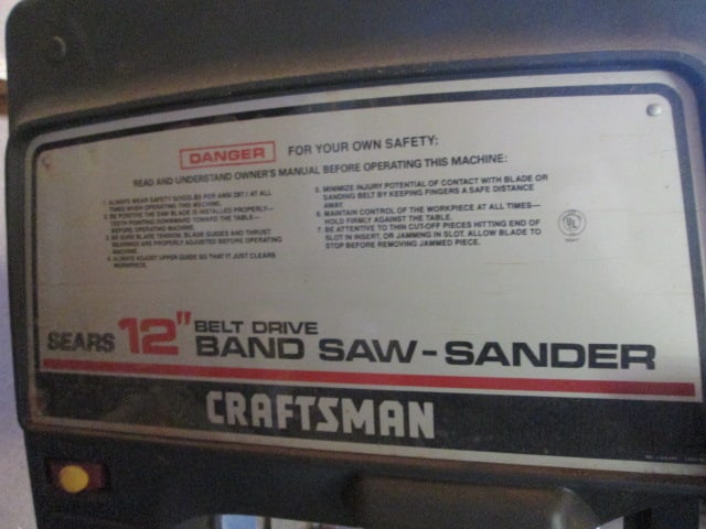 Craftsman 12" Band Saw Sander - 2