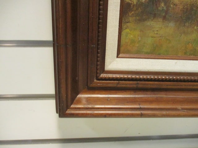 Deer Framed Oil Painting - 4