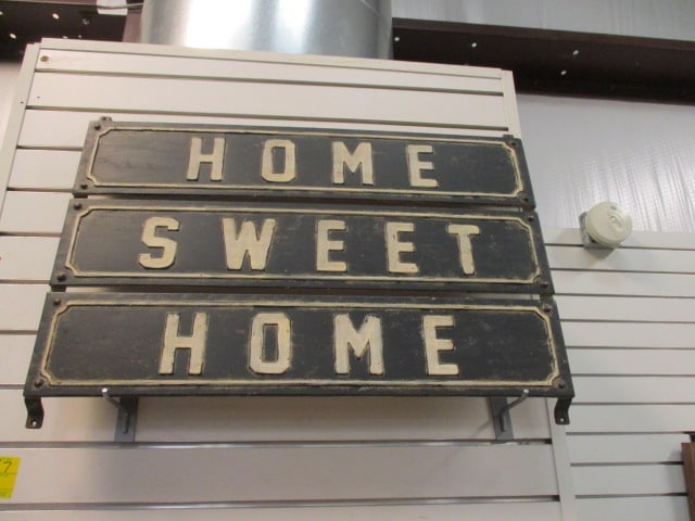 Home Sweet Home Metal Sign: 26 x 20