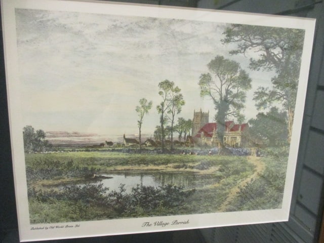 The Country Cottage & The Village Parish (Lot of 2) F/M Prints - 5