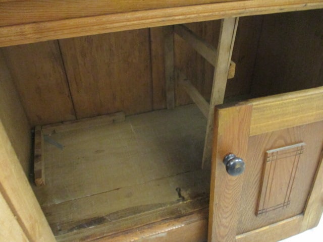 Antique Victorian Eastlake Style Washstand w/Backsplash - 5