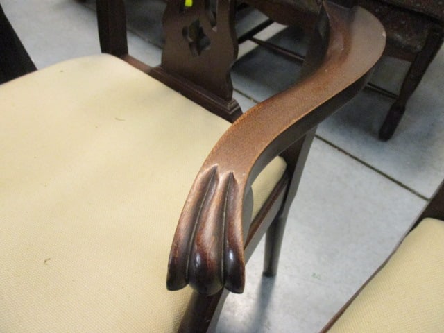 Chippendale Style (Lot of 2) Dining Chairs w/Ball/Claw Feet - 3