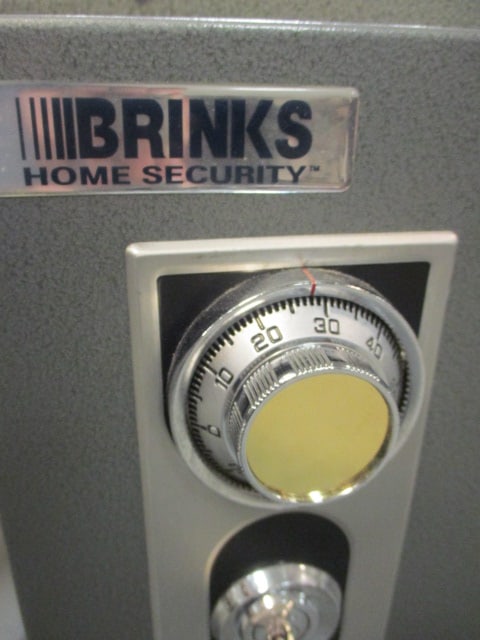 Brinks Grey Steel Security Safe w/Combo & Key - 2