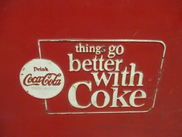 Vtg. Coca Cola Metal Picnic Cooler - 2
