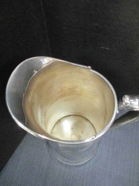 James Tufts Silverplate 10" Pitcher & Square 10" Tray - 6