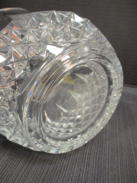Longchamp Clear Crystal Ice Bucket w/Diamond Cut Pattern - 4
