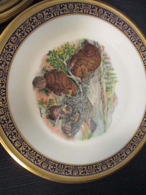 Lenox Woodland Wildlife Ltd. Issue (Lot of 7) Boehm Plates - 6