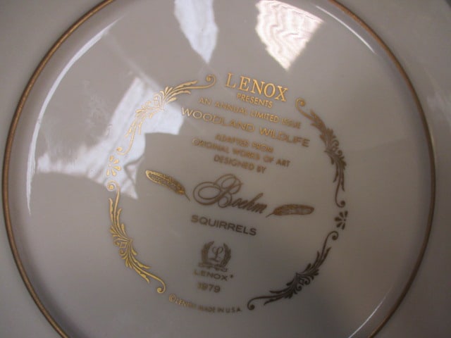 Lenox Woodland Wildlife Ltd. Issue (Lot of 7) Boehm Plates - 8