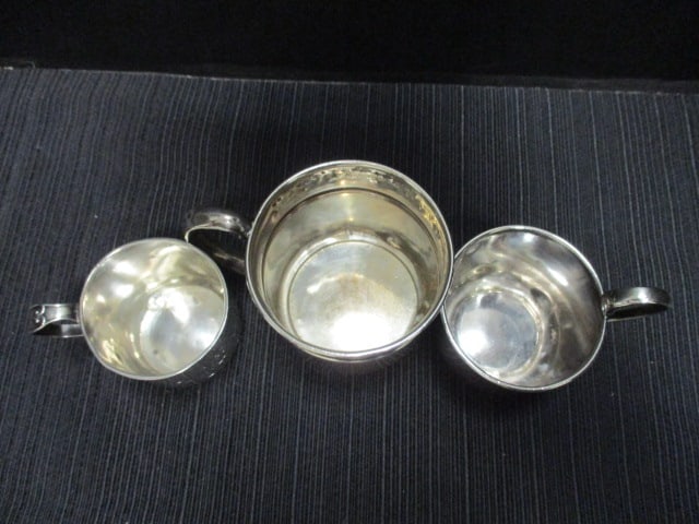 Sterling Silver (Lot of 3) Baby Cups (3.33 OZT) - 2