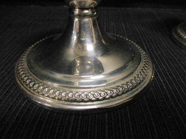 Sterling Weighted (3") Candlesticks (PR) - 3