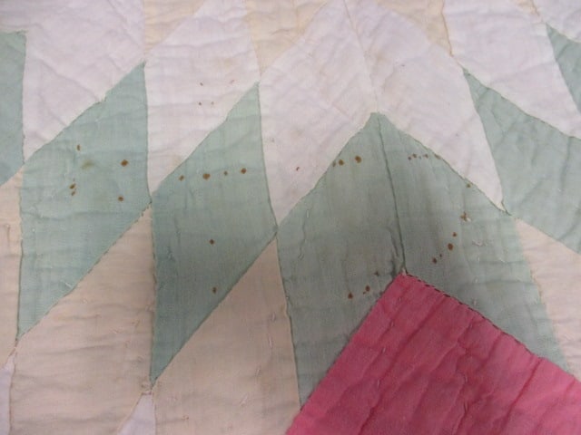 Handmade Lone Star Vtg. Quilt - 2
