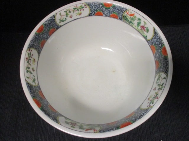 Handpainted Decorative Asian Theme Ceramic Bowl - 2