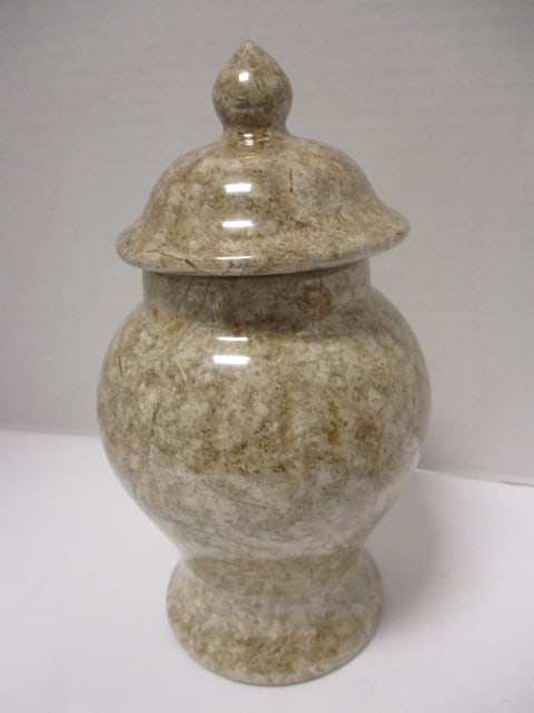 Haeger Ginger Jar (8 1/2) & Japanese Mari Ginger Jar (7 1/2") - 7