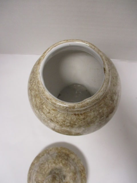 Haeger Ginger Jar (8 1/2) & Japanese Mari Ginger Jar (7 1/2") - 8