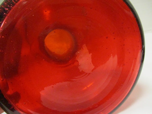 3 Colored Glass Vases - 4