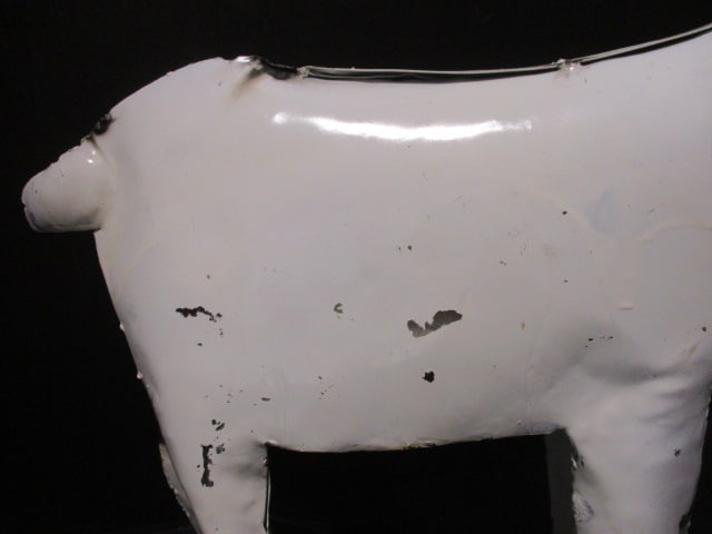 Metal Rustic Recycled Folk Art Goat - 3