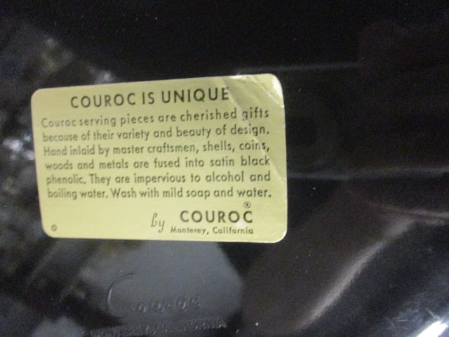 Couroc of Monterrey Mid Century Serving Tray in Resin Lacquer - 3