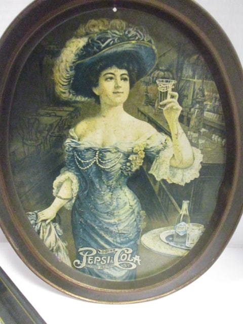 Pepsi Cola (14 1/2 x 11 1/2) Tray & Coca Cola (8 1/2 x 19) Tray - 5