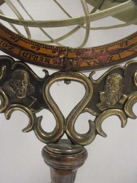Decorative Armillary Sphere w/Central Globe 'Zona Torrida' - 3