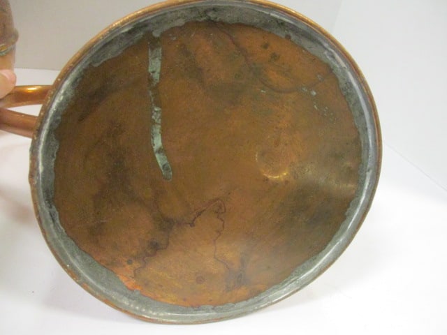 Copper Pitchers (Lot of 2) & Copper Kettle #2 - 10