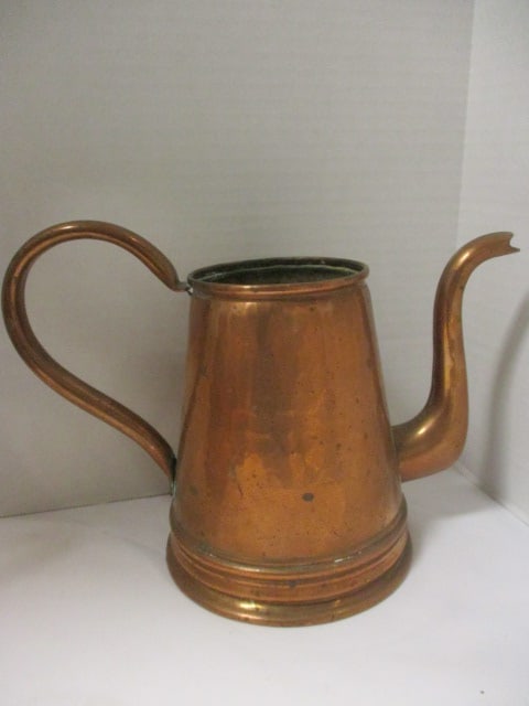 Copper Pitchers (Lot of 2) & Copper Kettle #2 - 8