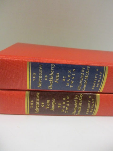 Vtg. Books-Adventures of Tom Sawyer 1946 & 1948 Adv. Of - 2