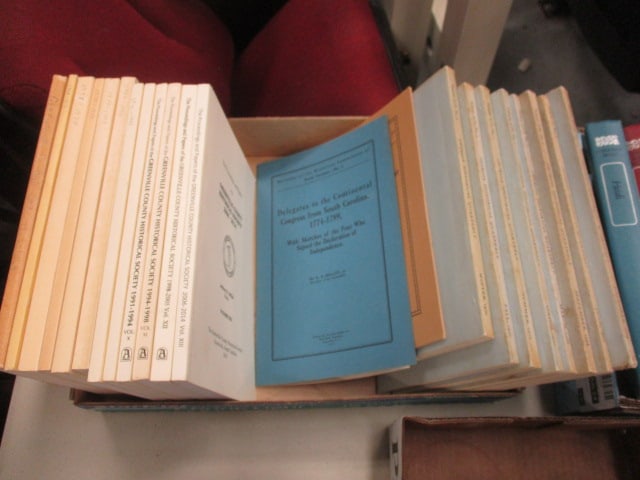 Paperbook Greenville Historical Society(1962-2014) 12, &: Bulletins of Historical Commission of SC 1932 & 1927, Georgia Historical Quarterly