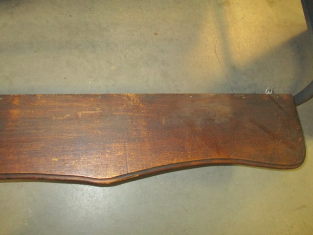Wood Wall Shelf w/Hooks - 3