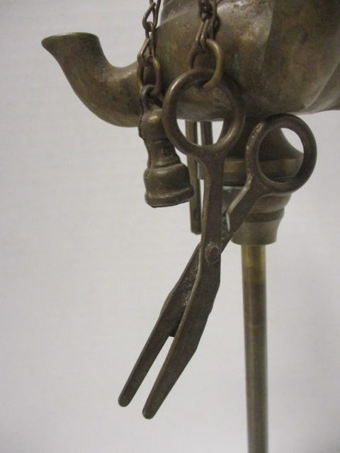 Lucerne Oil Lamp w/Multiple Burner Spouts - 5