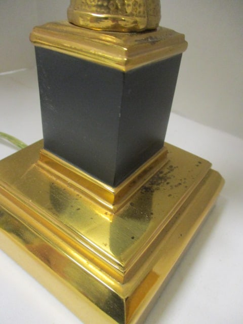 Art Deco (PR) Brass Candlestick Lamps - 3