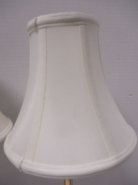 Art Deco (PR) Brass Candlestick Lamps - 6