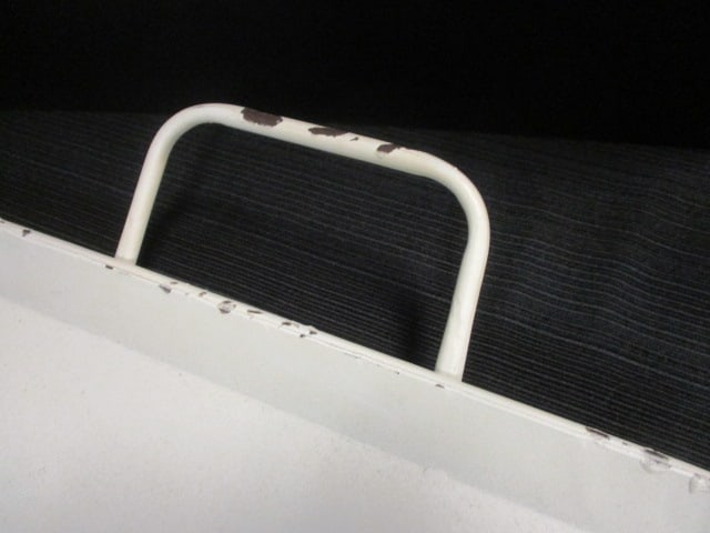 2 Distressed Style Handled & Footed Trays - 3