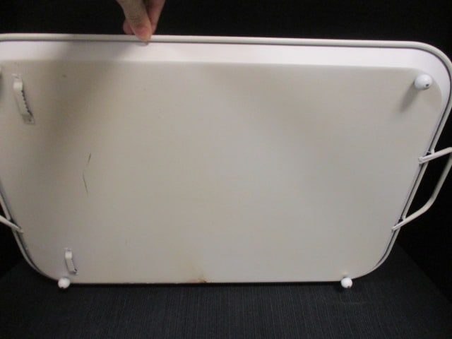 2 Distressed Style Handled & Footed Trays - 4
