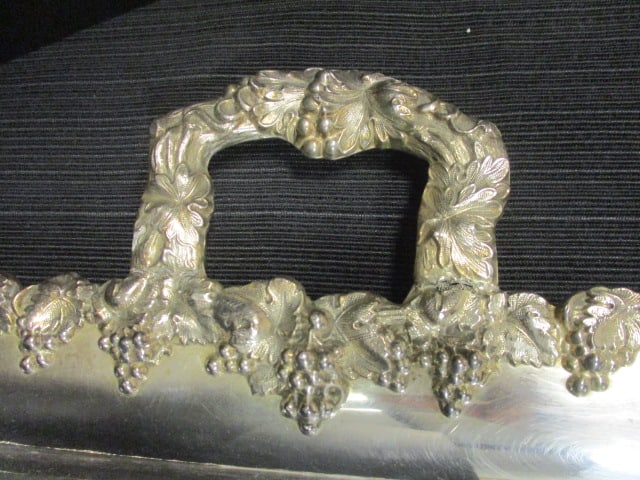 Silverplate 'Vintage' handled Tray/Platter - 2