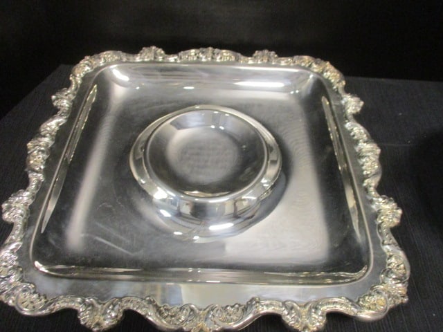 Reed & Barton Silverplate Bowl Engraved on Bottom & - 2