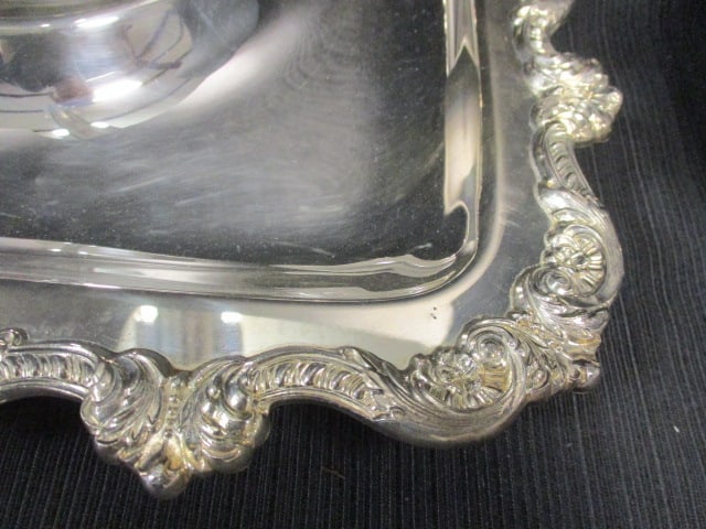 Reed & Barton Silverplate Bowl Engraved on Bottom & - 3