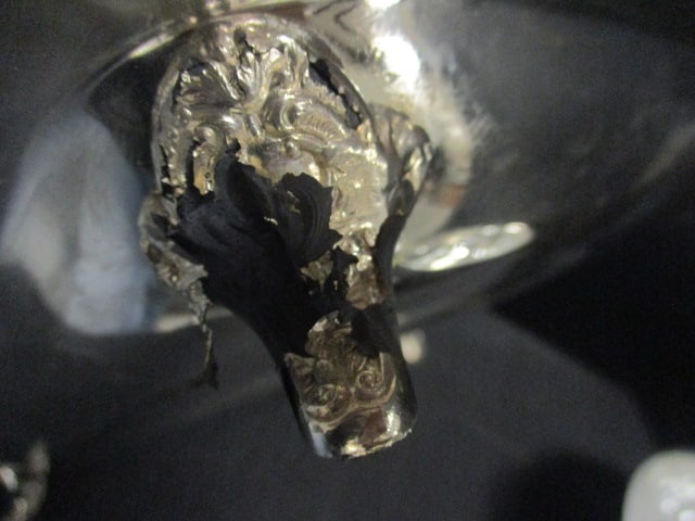 Reed & Barton Silverplate Bowl Engraved on Bottom & - 5