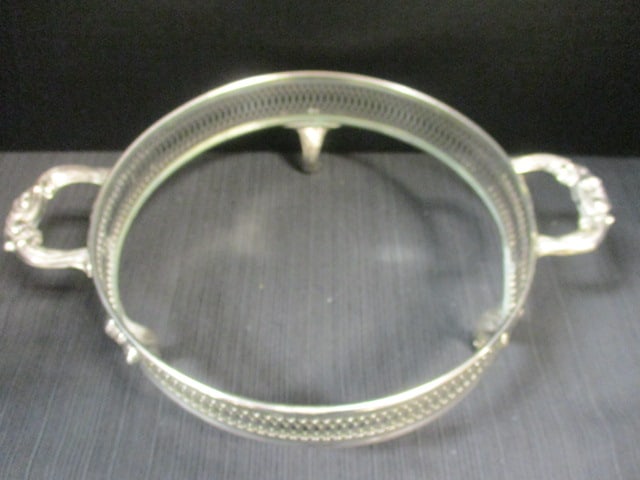 Casserole Silverplate Stand & Lid - 3