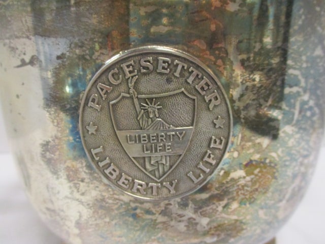 Paceseter Emblem Liberty Life Silverplate Ice Bucket - 2