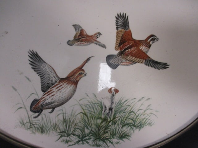 W&S Blackinton Silverplate Platter w/Mallard Duck 11" & - 3