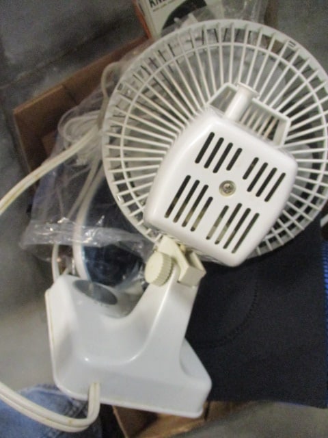 Desktop Fan, Adult Poncho, Conair Dual Heat Steamer, Massager, - 3