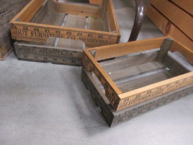Rustic Weathered Wood Nesting Boxes (4) - 4