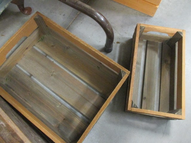 Rustic Weathered Wood Nesting Boxes (4) - 6