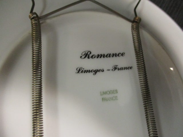 Limoges France (Lot of 2) Plates 'Romance' - 7