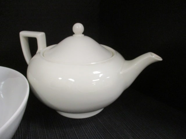 White Dinnerware Misc.-Wedgwood Teapot, etc. - 2